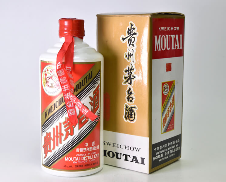 A6)2009，2010年制53%貴州茅台酒MOUTAI計2本 マオタイ 天女 | www